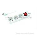 3-way French type extension outlet with surge protector